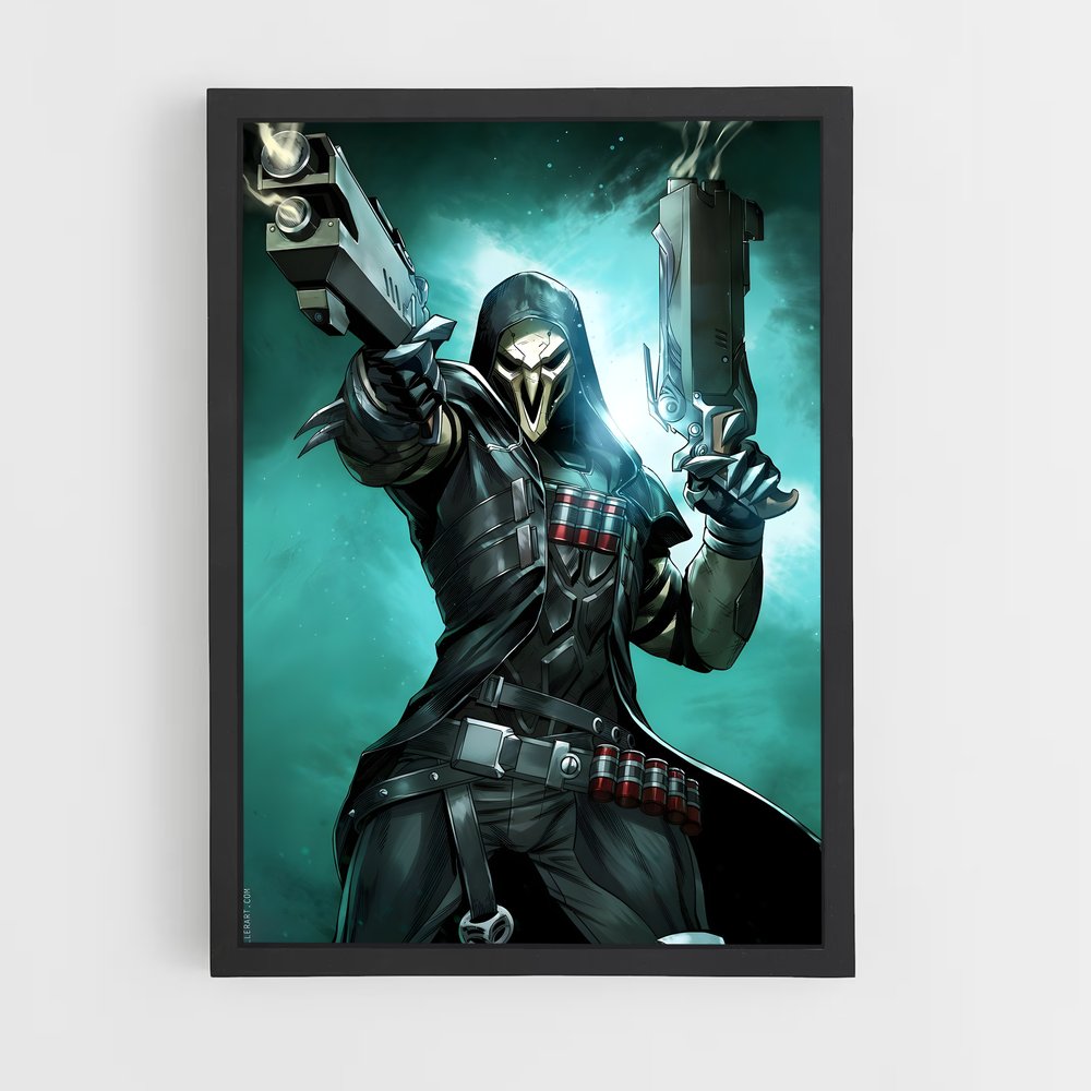 Poster L'Ombre du Faucheur – affiche Overwatch (vue 2)